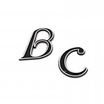 Litera plastikowa odblask `B`-wys 11cm